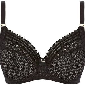 Freya Womens Viva Lace Underwire Side Support Bra - size 30k.